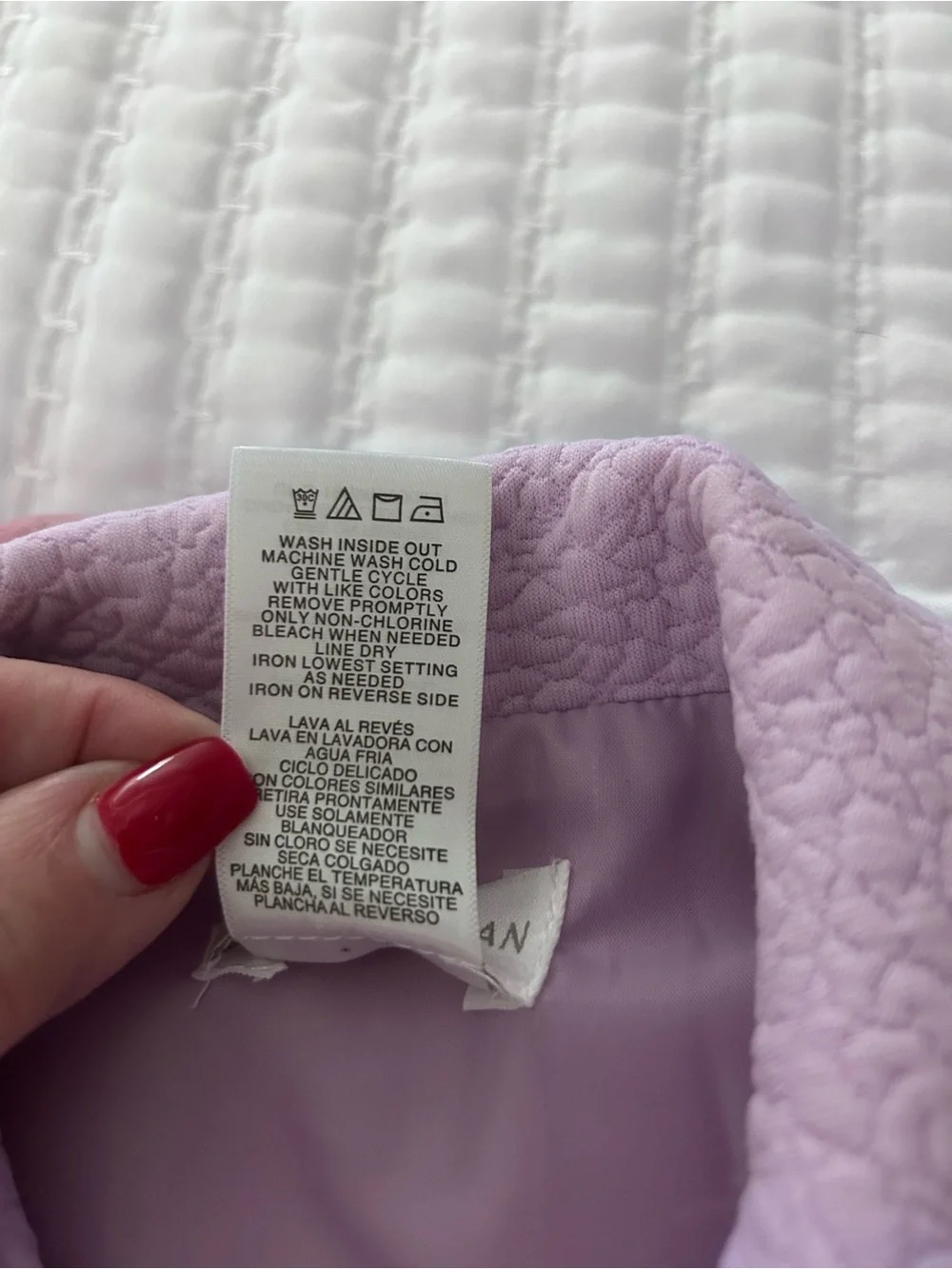 Bonnie Jean Lilac Textured Fit-and-Flare Coat Dress. Size 5T
